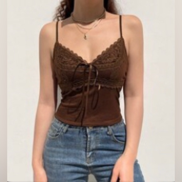 NWT Retro Brown Cami - S - Picture 3 of 11